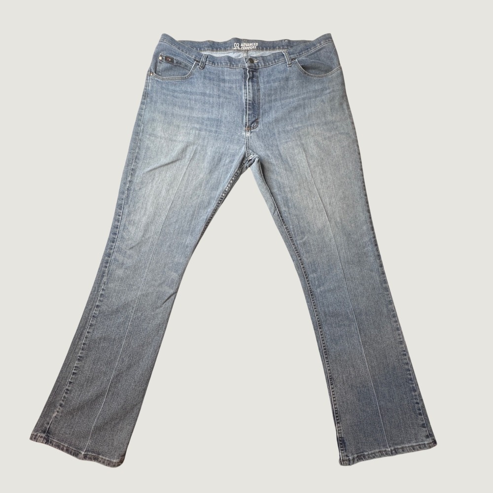 Wrangler Jeans Mens 42x34 20X Competition 02 Advanced Comfort Blue Stretch